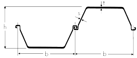 Spundwandberechnung, Profil, Zeichnung, Ma�e - Industrie und Tiefbauservice GmbH